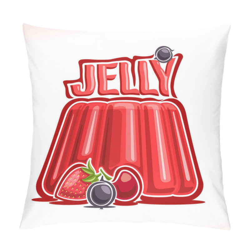 Personality  Vector Logo For Strawberry Jelly Pillow Covers