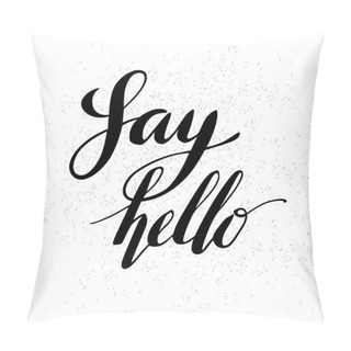 Personality  Say Hand Lettering Text Pillow Covers