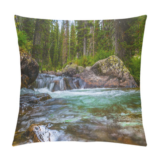 Personality  Cascade Creek Grand Tetons Pillow Covers