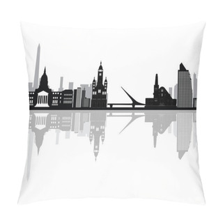 Personality  Buenos Aires City Skyline Pillow Covers