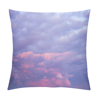 Personality  Pre-storm Sky With Clouds, Sunset With A Red Tint Pillow Covers