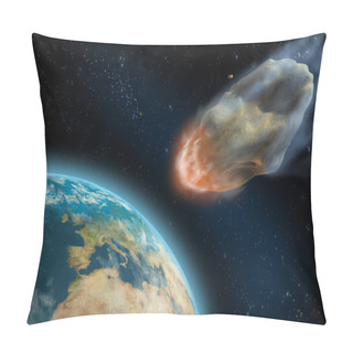 Personality  Asteroid Impact Pillow Covers