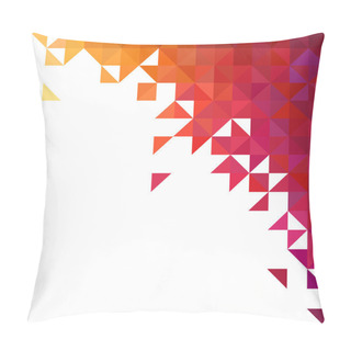 Personality  Background Of Geometric Shapes Pillow Covers