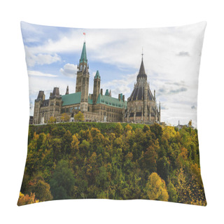 Personality  Parliament Hill In Autumn Season, Ottawa, Canada Pillow Covers