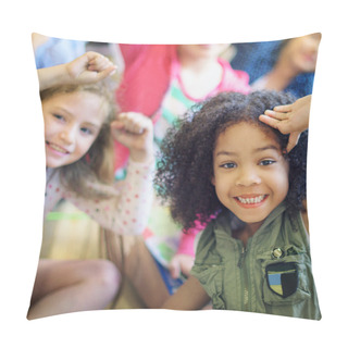 Personality  Happy Children Together Pillow Covers