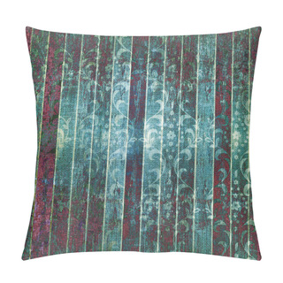 Personality  Grunge Turquoise Background Pillow Covers