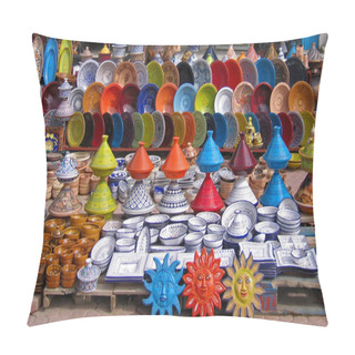 Personality  Traditional Tunisian Pottery Pillow Covers