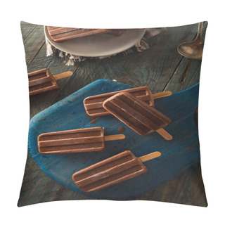 Personality  Homemade Cold Chocolate Fudge Popsicles Pillow Covers