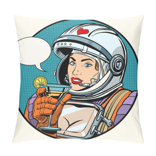 Personality  Love Woman Cosmonaut Cocktail Pillow Covers