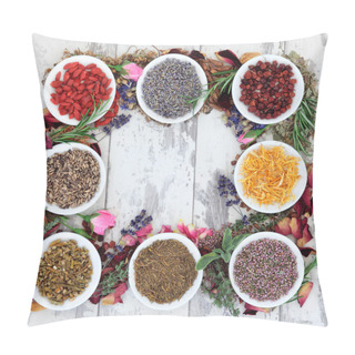 Personality  Medicinal Herbs Pillow Covers
