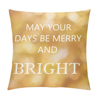 Personality  Quotes On Bokeh Light Background Pillow Covers