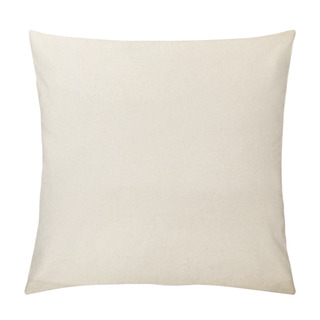 Personality  Top View Of Blank Textured White Paper  Pillow Covers