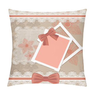 Personality  Vintage Frames, Vector Illustration Pillow Covers