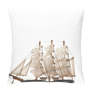 Personality  Ship On White Pillow Covers