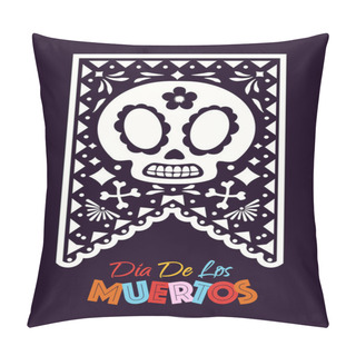 Personality  Dia De Los Muertos Holiday Colorful Style Pillow Covers