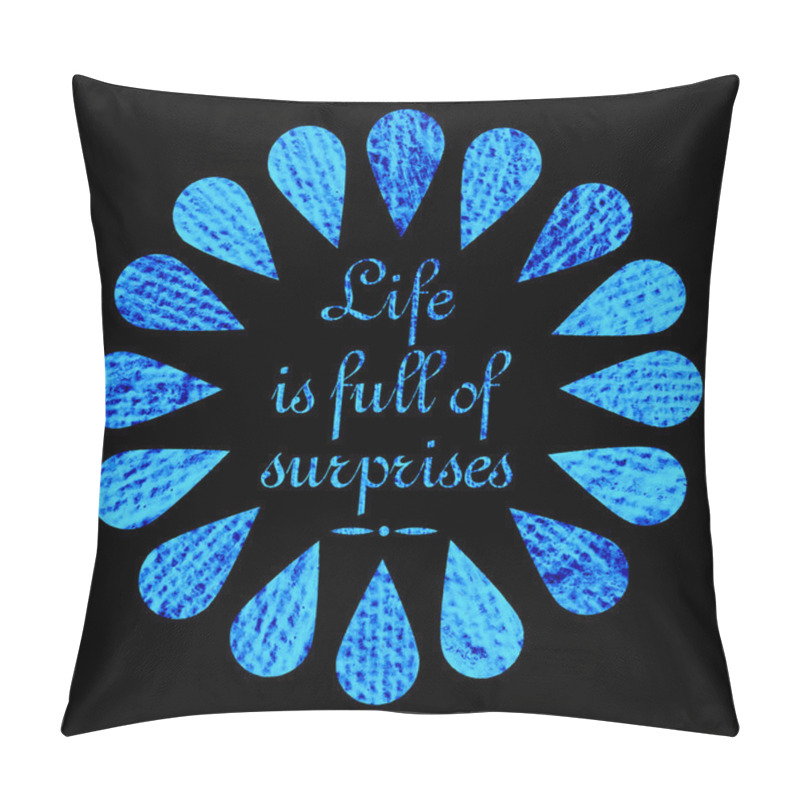 Personality  Glossy corrugated drops pillow covers