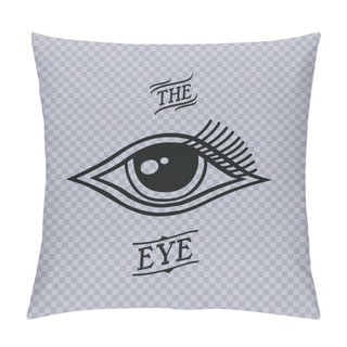 Personality  All Seeing Eye Backgrond Pillow Covers