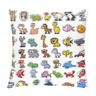 Personality  Cartoon Animals Pillow Covers