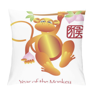 Personality  Chinese New Year Of The Monkey Zodiac Pillow Covers
