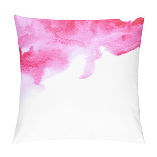 Personality  Pink Watercolor Stain Pillow Covers