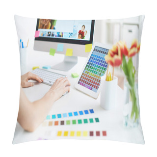 Personality  Working With Colors Pillow Covers