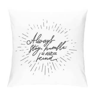 Personality  Hand Ltettering Illustration For Your Design  Pillow Covers