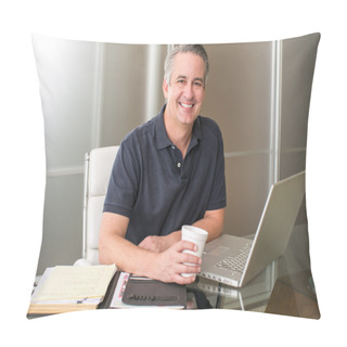 Personality  Casual Mature Businessman Pillow Covers