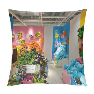 Personality  Interior In IKEA Store. Pillow Covers