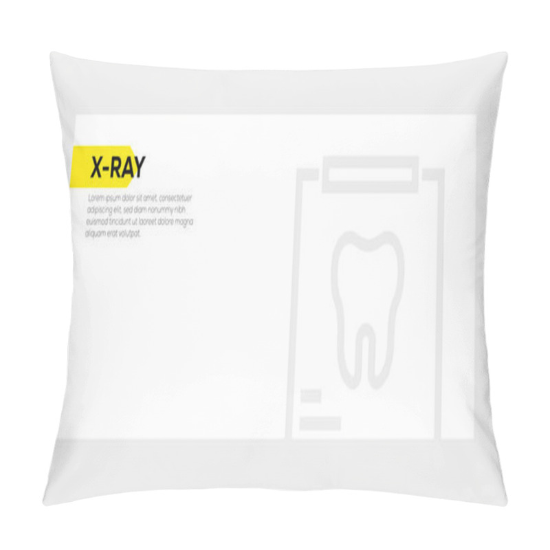 Personality  X RAY BANNER CONSEPT. Icon  Pillow Covers