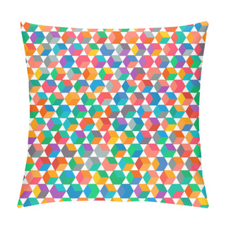 Personality  Multicolored Square Bacground  Pillow Covers