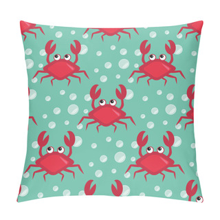 Personality  Funny Crabs Pattern Pillow Covers