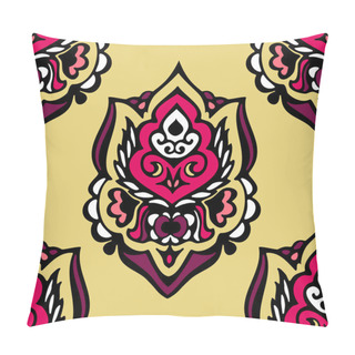 Personality  Seamless Vintage Floral Damask Vector Design Pillow Covers