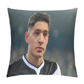 Personality  Nahuel Molina (Udinese) During Udinese Calcio Vs ACF Fiorentina - Italian Football Coppa Italia Match IN Udine, Italy, November 25, 2020 - Credit: LM/Ettore Griffoni Pillow Covers