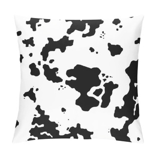 Personality  Cow Skin Seamless Vector Pattern. Cow Hide Texture For Fashion Design. Pillow Covers