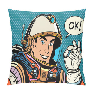 Personality  OK Astronaut Man Okay Gesture Well Pillow Covers