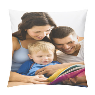 Personality  Family Reading. Pillow Covers
