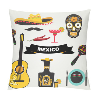 Personality  Mexican Icons Pillow Covers