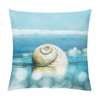 Personality  Moon Snail And Bokeh Pillow Covers