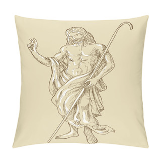 Personality  The Risen Resurrected Jesus Christ Pillow Covers