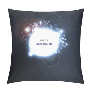 Personality  Abstract Space Background For Design. Pillow Covers