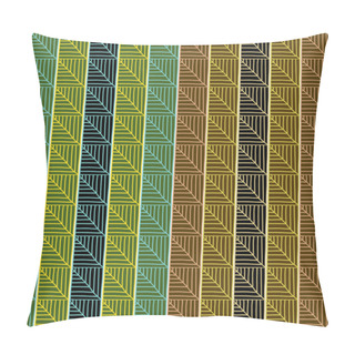 Personality  Traditional African Ornamental Pattern. Seamless Vector Pattern. Pillow Covers