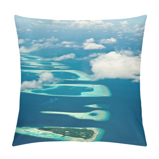 Personality  Aerial View On Tropical Islands Pillow Covers
