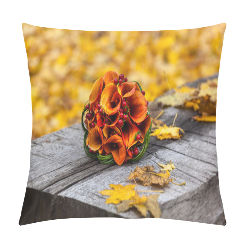 Personality  Autumn, Bridal Bouquet, Autumn Bouquet, Wedding, Wedding In The Pillow Covers