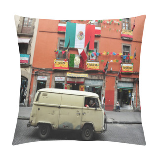 Personality  The Flag Of United Mexican States In Mexico City Pillow Covers