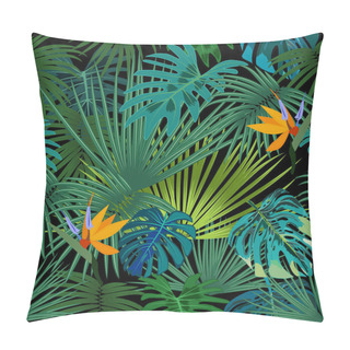 Personality  Tropical Vector Seamless Pattern. Pillow Covers