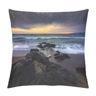 Personality  Redondo Beach Sunset Pillow Covers