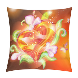 Personality  Abstract Hot Heart Pillow Covers