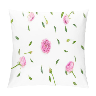 Personality  Beautiful Pink Roses Pillow Covers