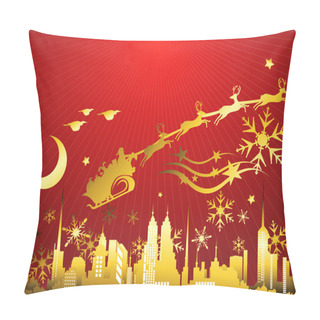 Personality  Golden Christmas Decorative Elements Pillow Covers