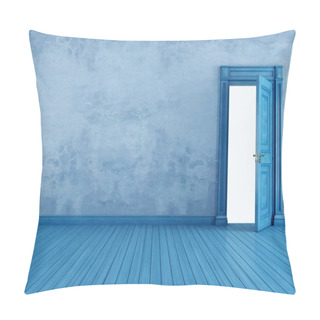 Personality  Empty Blue Vintage Room Pillow Covers